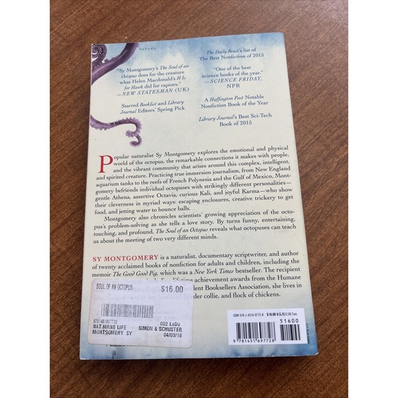 The Soul of an Octopus: A Surprising Exploration into the Wonder of Consciousne - Picture 2 of 6